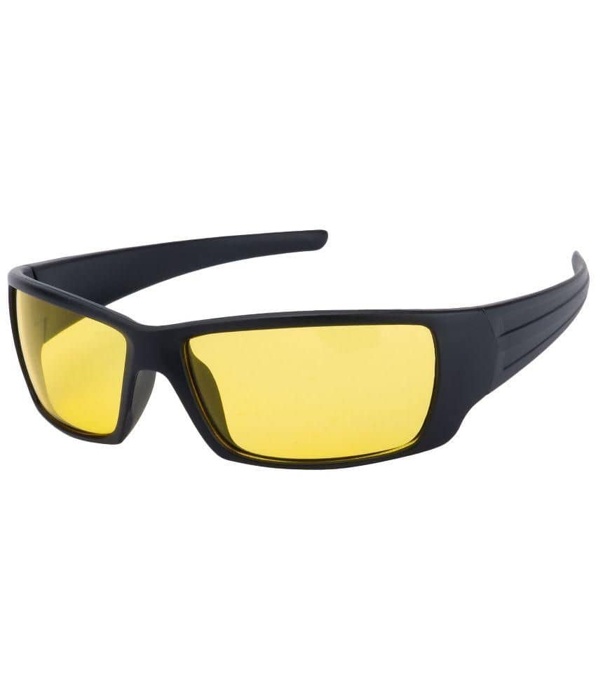 Fair-X Yellow Wrap Around Sunglasses - Sunglasses | Buy online on ZillyBuy