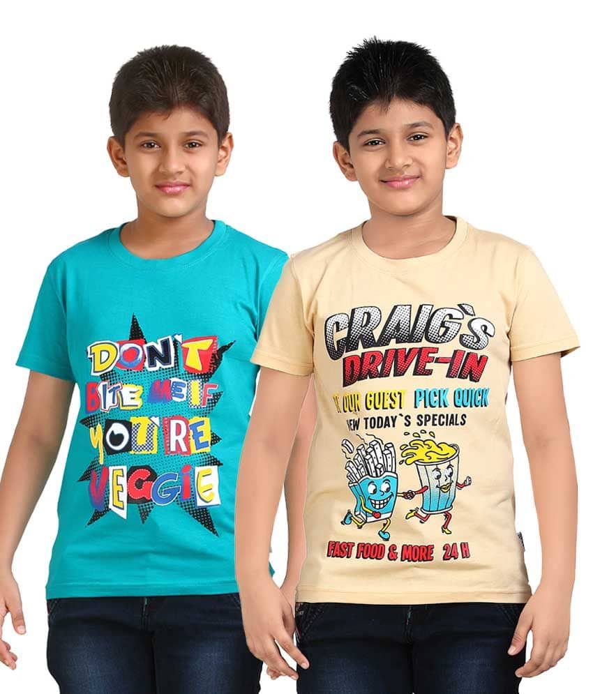 Dongli Pack of 1 Boys Cotton Polo T-Shirt ( Multi Color )