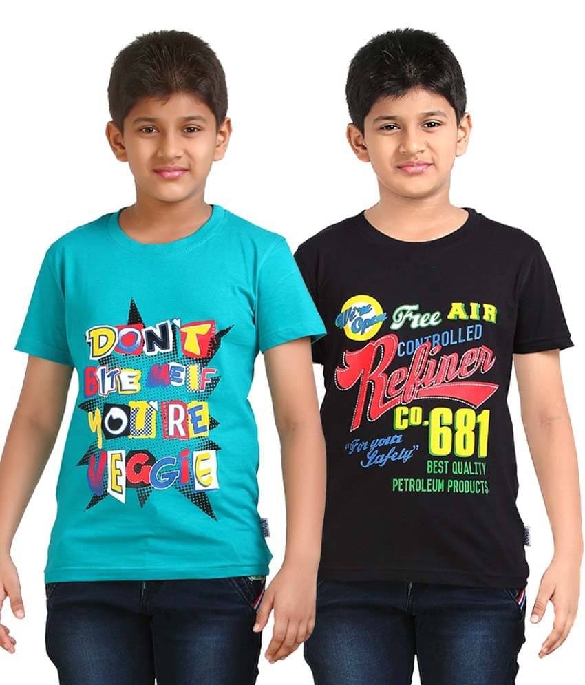     			Dongli Pack of 1 Boys Cotton Polo T-Shirt ( Multi Color )
