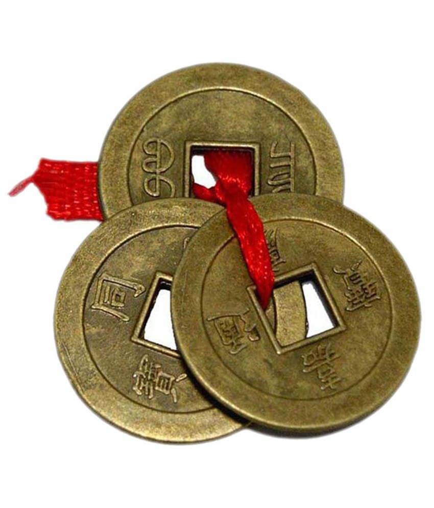     			Pratibha Creations Fengshui Coins - Set Of 2