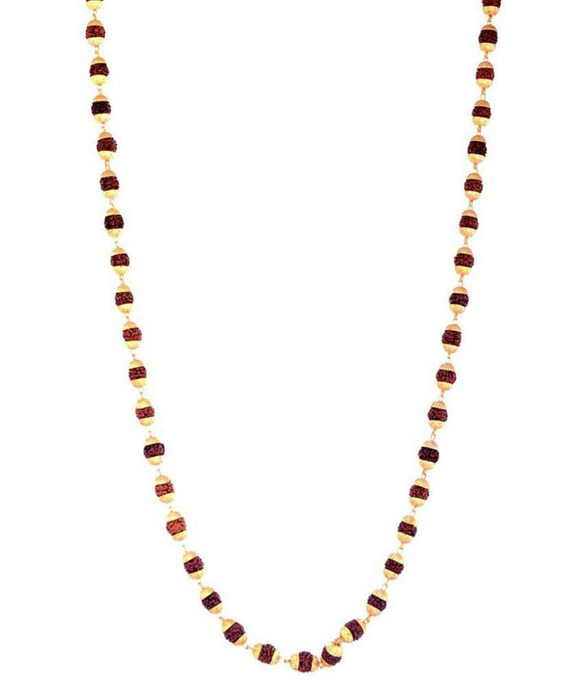     			Pratibha Creations - Wood Pooja Mala (Pack of 1)