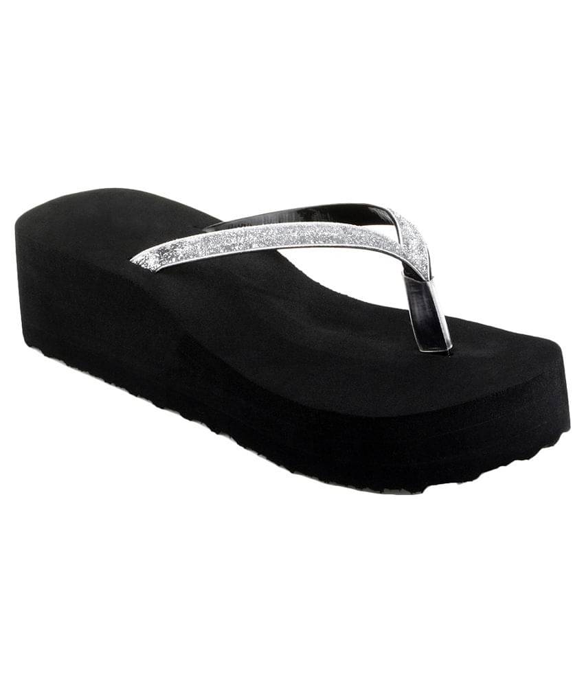     			Shoe Lab Silver Slippers