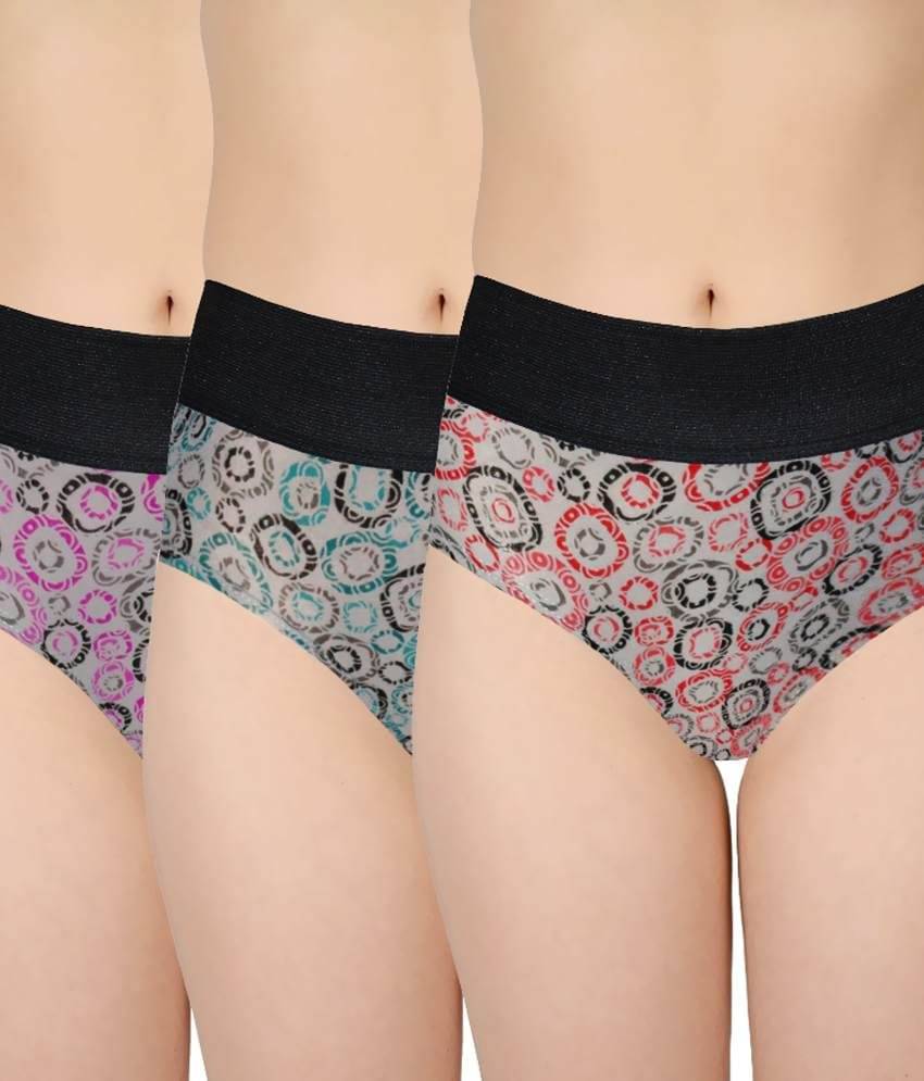     			Selfcare Pack of 3 Women's Briefs ( Multi Color )