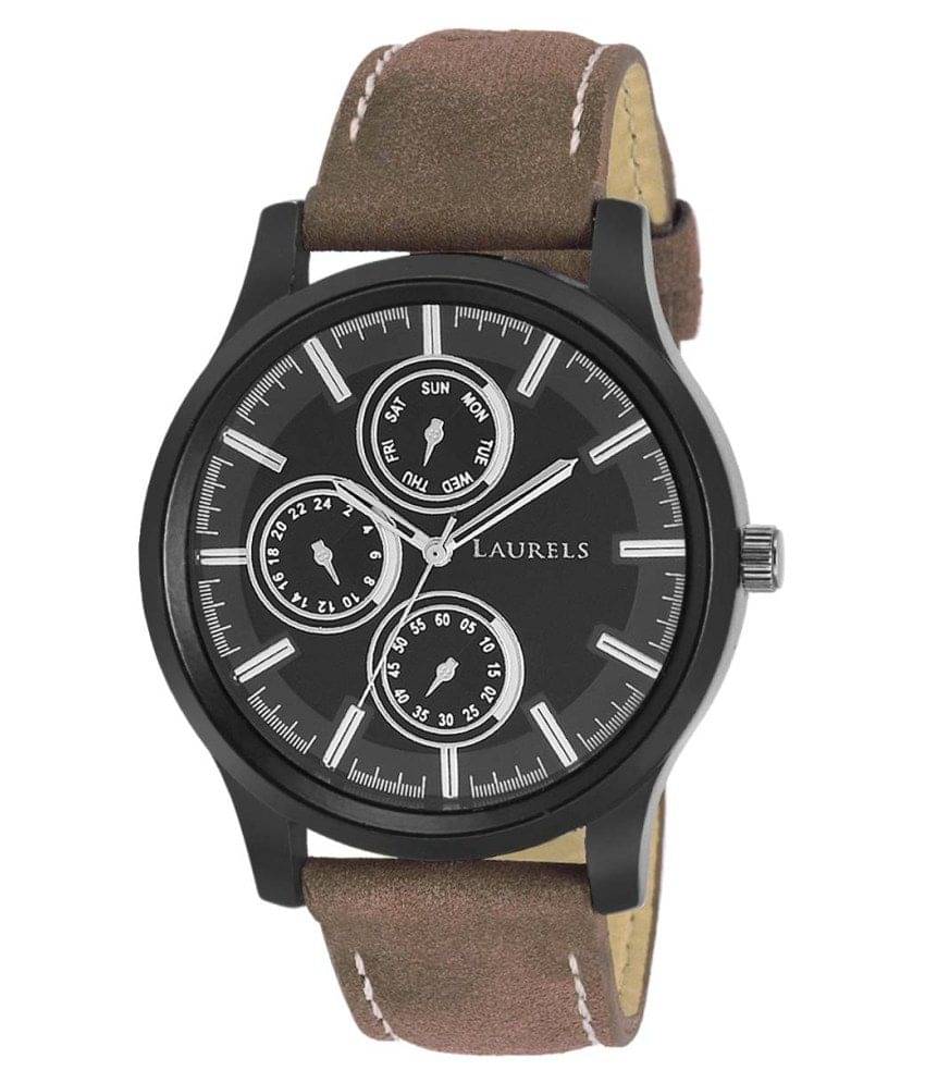     			Laurels Lo-AL-0209BLK Men Watch
