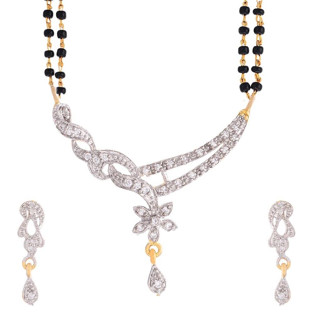     			Zeneme Golden Alloy Mangalsutra Set