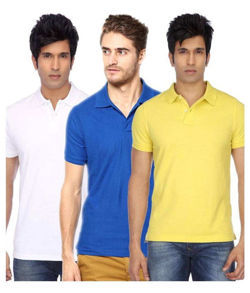 CONCEPTS Multi Polos Pack of 3 CONCEPTS Multi Polos Pack of 3