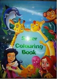    			Super Storied Colouring Book (4 in 1)