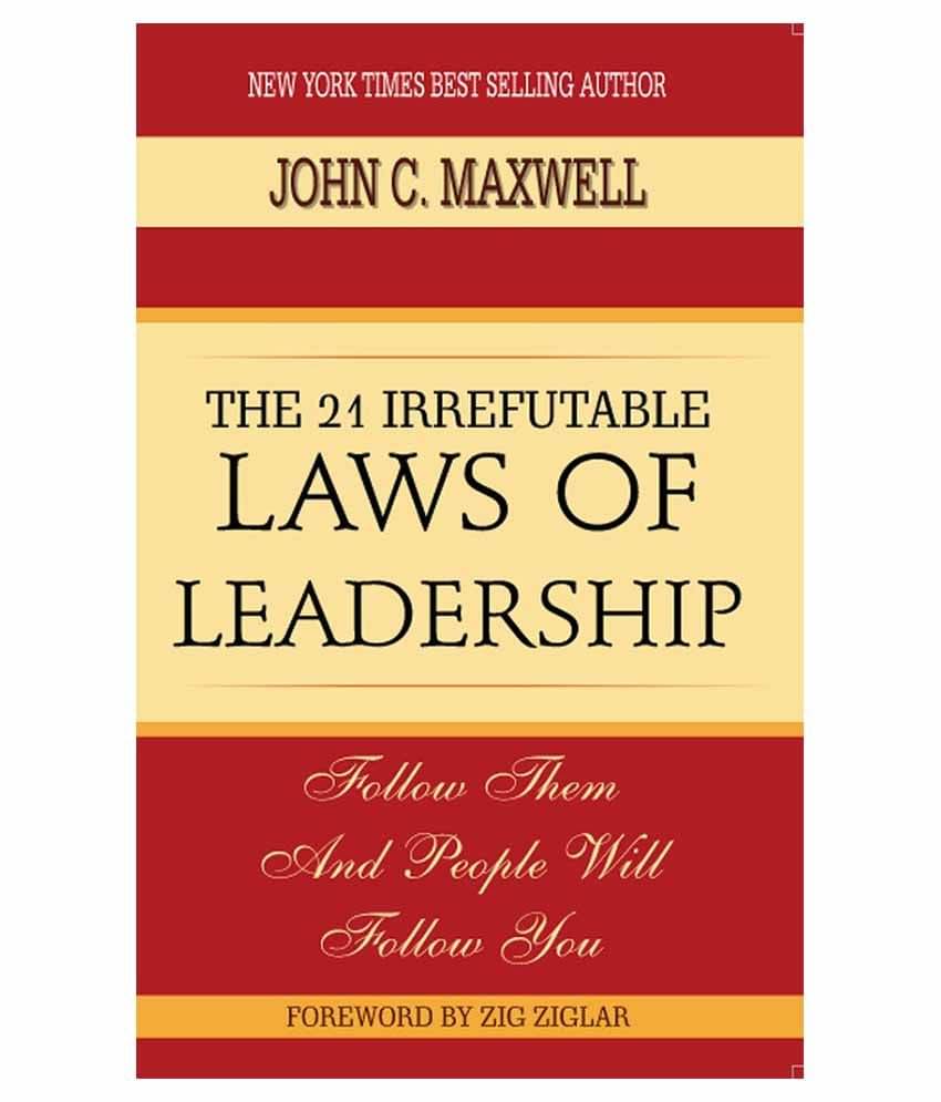     			The 21 Infrefutable Law Of Leadership-john C. Maxwell Paperback English 1st Edition