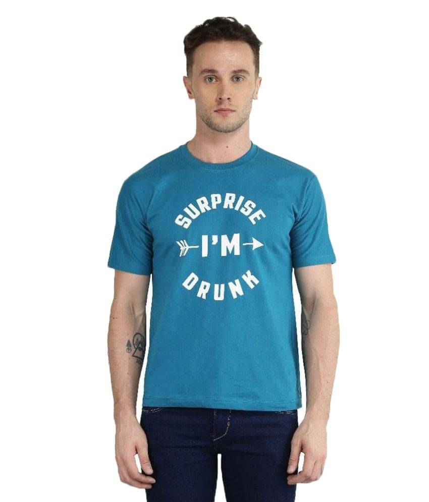     			British Terminal Blue Round T Shirt
