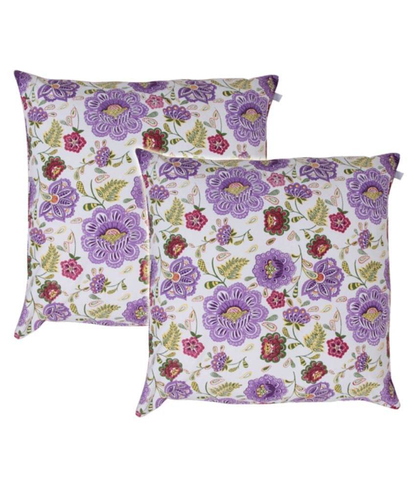 Zubix Multicolour Printed Cotton Cushion Cover - Set of 2     			Zubix Multicolour Printed Cotton Cushion Cover - Set of 2