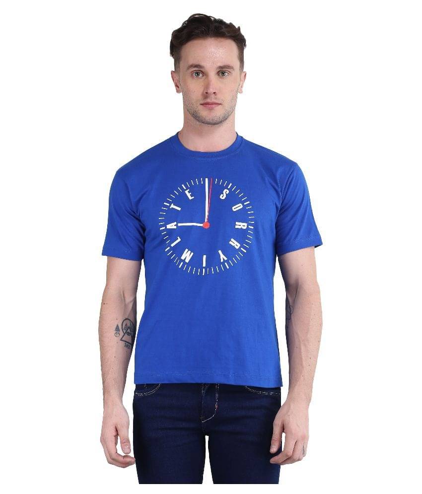     			British Terminal Blue Round T Shirt
