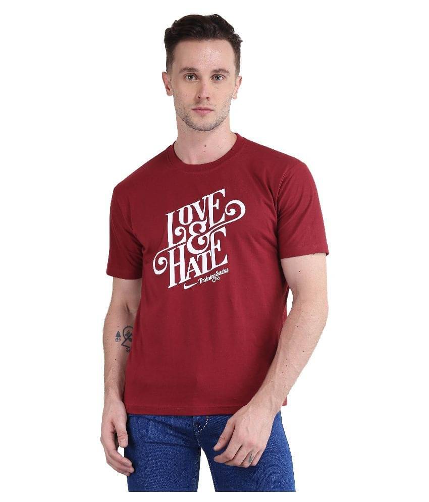 British Terminal Maroon Round T Shirt British Terminal Maroon Round T Shirt
