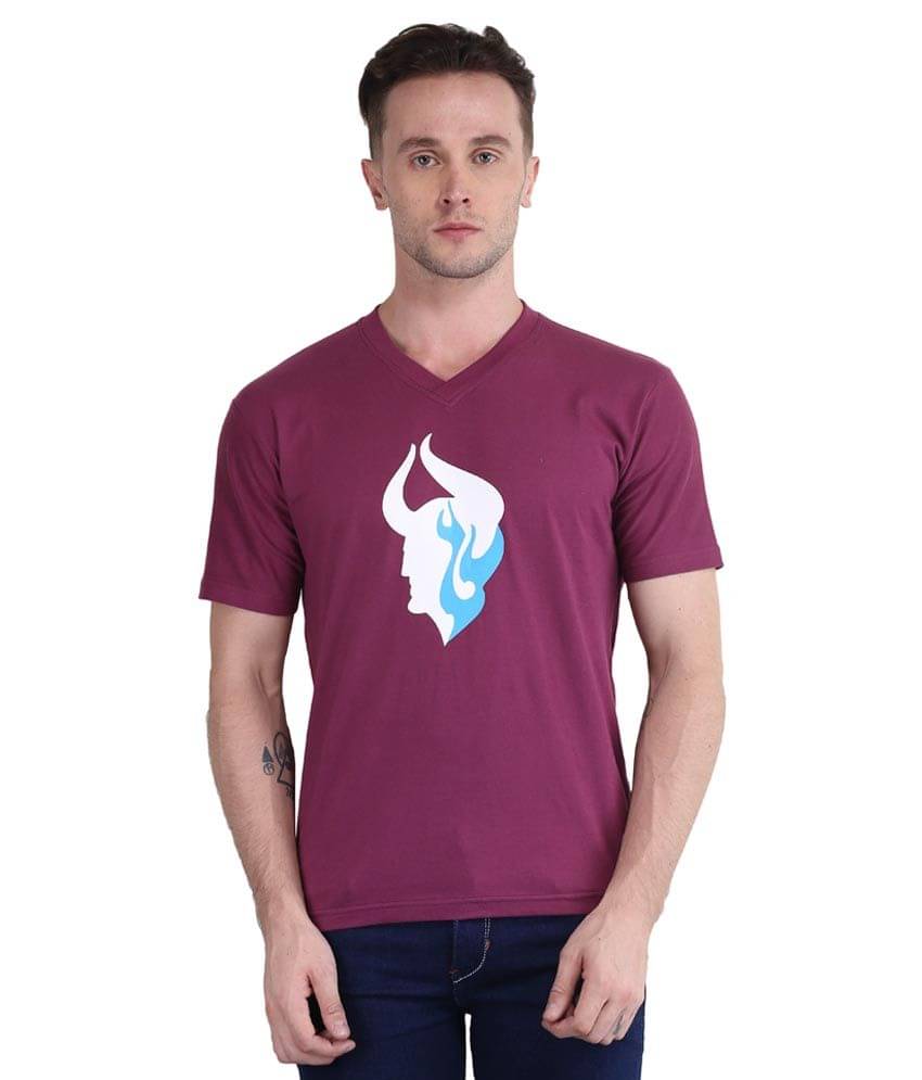 British Terminal Maroon V-Neck T Shirt British Terminal Maroon V-Neck T Shirt