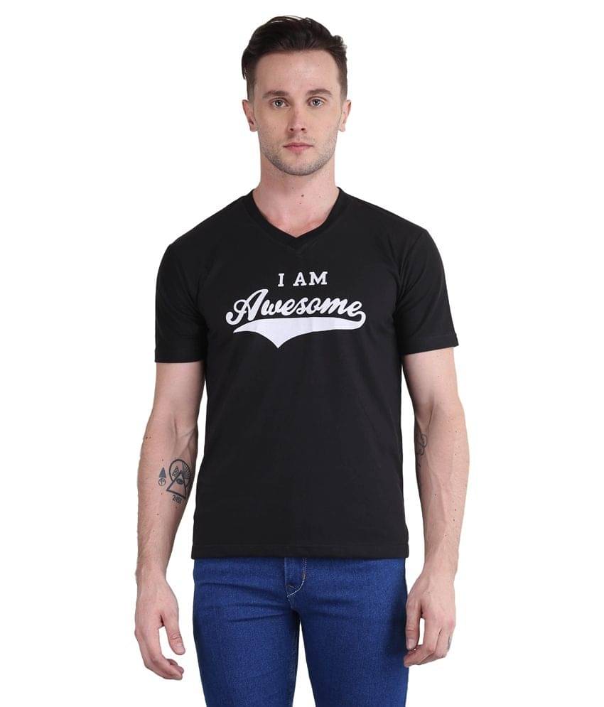 British Terminal Black V-Neck T Shirt British Terminal Black V-Neck T Shirt