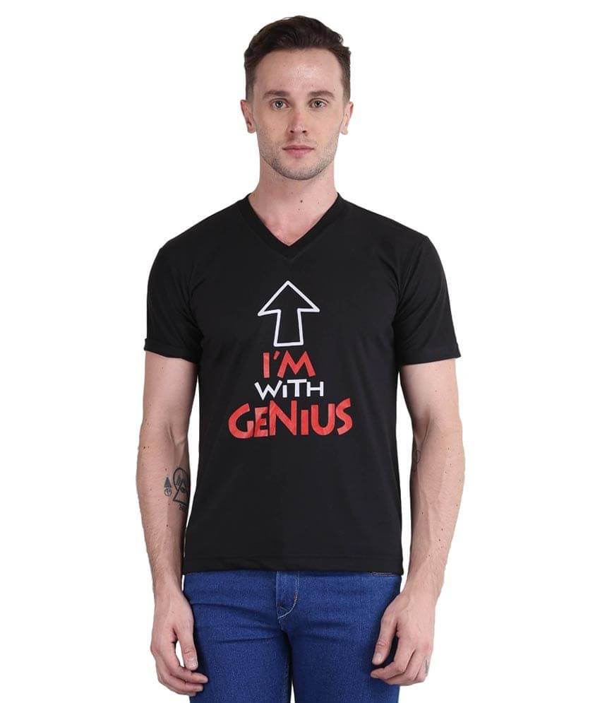 British Terminal Black V-Neck T Shirt British Terminal Black V-Neck T Shirt