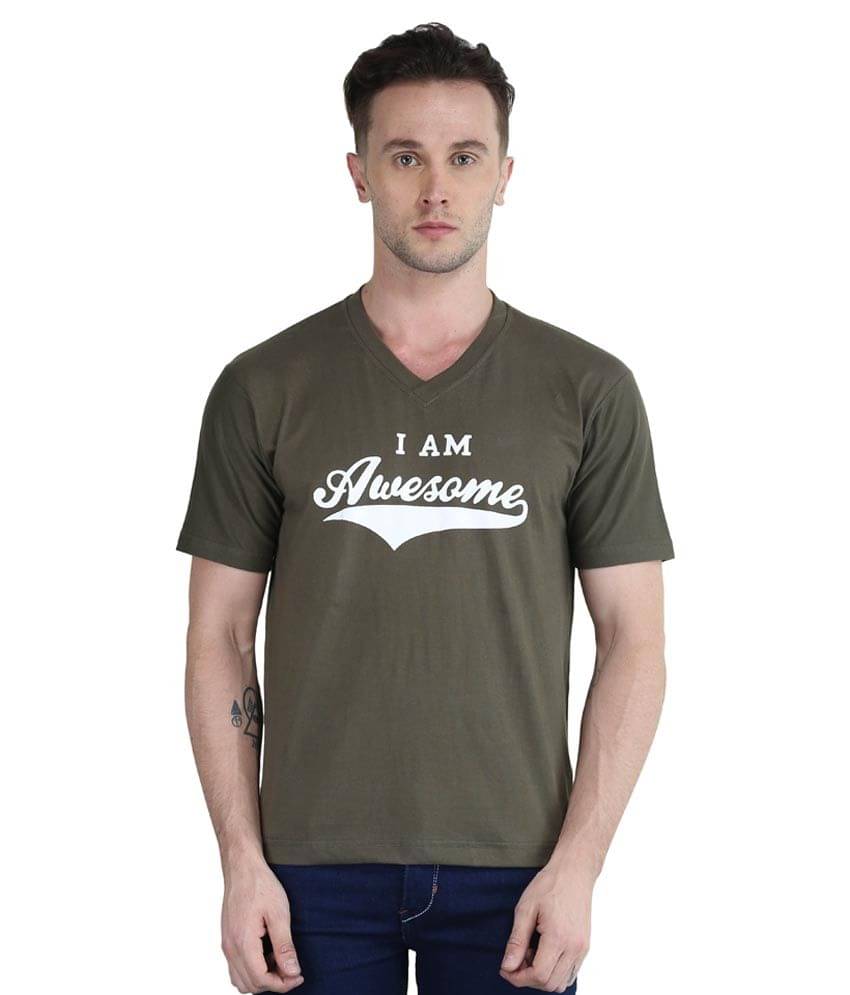 British Terminal Green V-Neck T Shirt British Terminal Green V-Neck T Shirt
