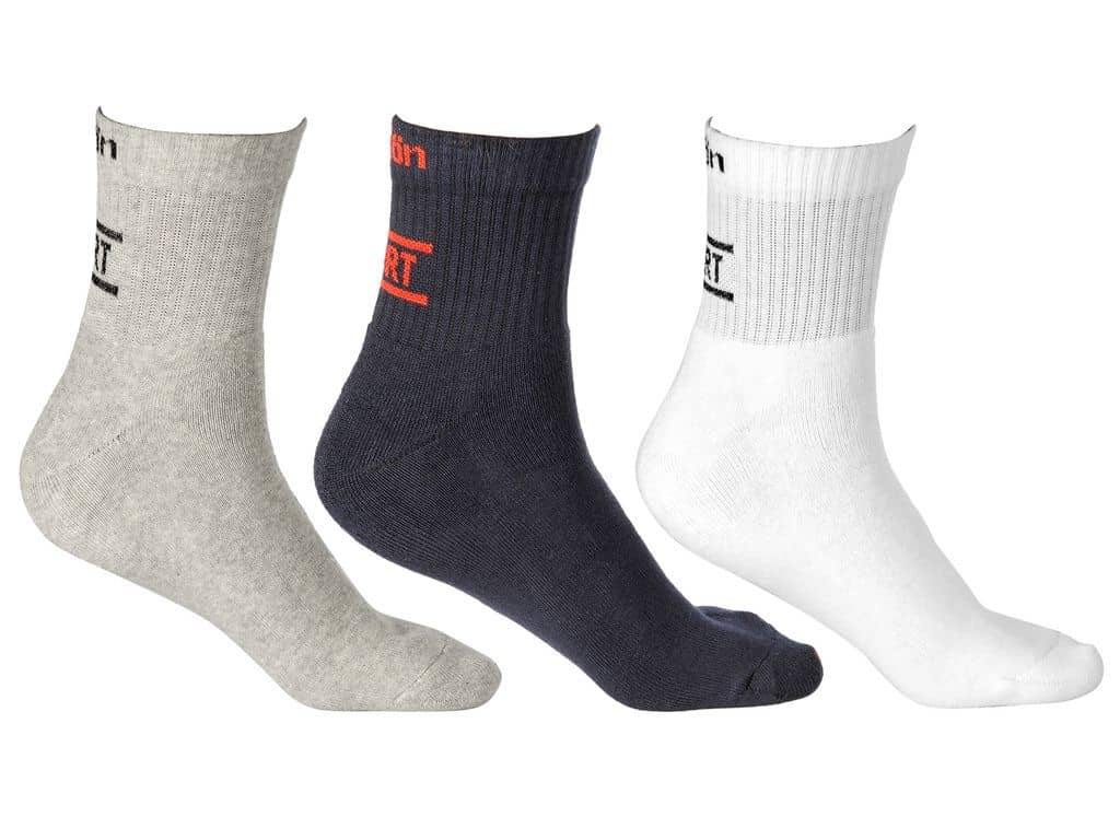 Texlon Multicolor Cotton Ankle Length Socks - Pack Of 3 - Socks | Buy online on ZillyBuy