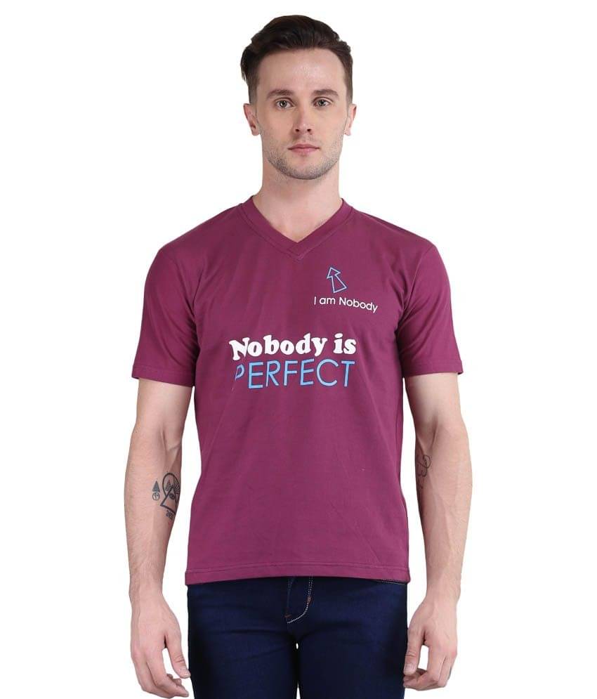 British Terminal Purple V-Neck T Shirt British Terminal Purple V-Neck T Shirt