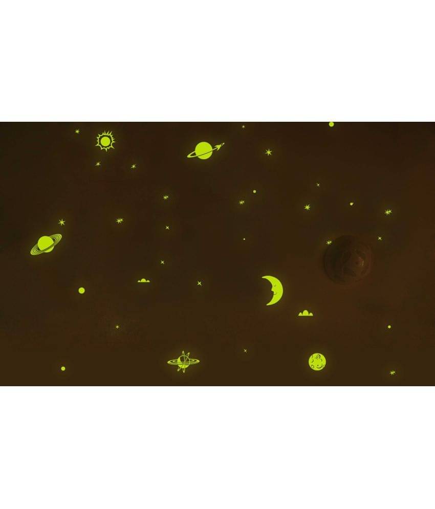 WallDesign moon & stars Moon & Stars Sticker ( x cms ) WallDesign moon & stars Moon & Stars Sticker ( x cms )