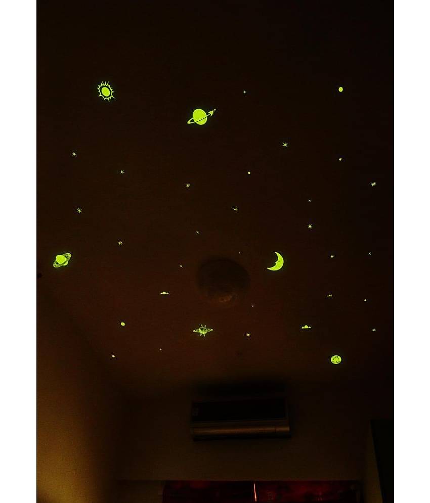 WallDesign moon & stars Moon & Stars Sticker ( x cms )