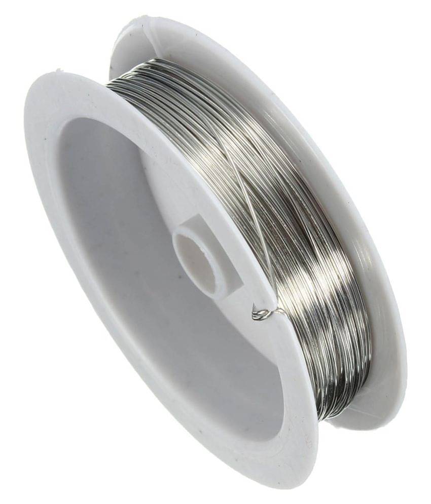 Vardhman Metal Jewelry Wire Resistant for Crafts Beading Jewelry Making ( Pack of 1 ) Vardhman Metal Jewelry Wire Resistant for Crafts Beading Jewelry Making ( Pack of 1 )