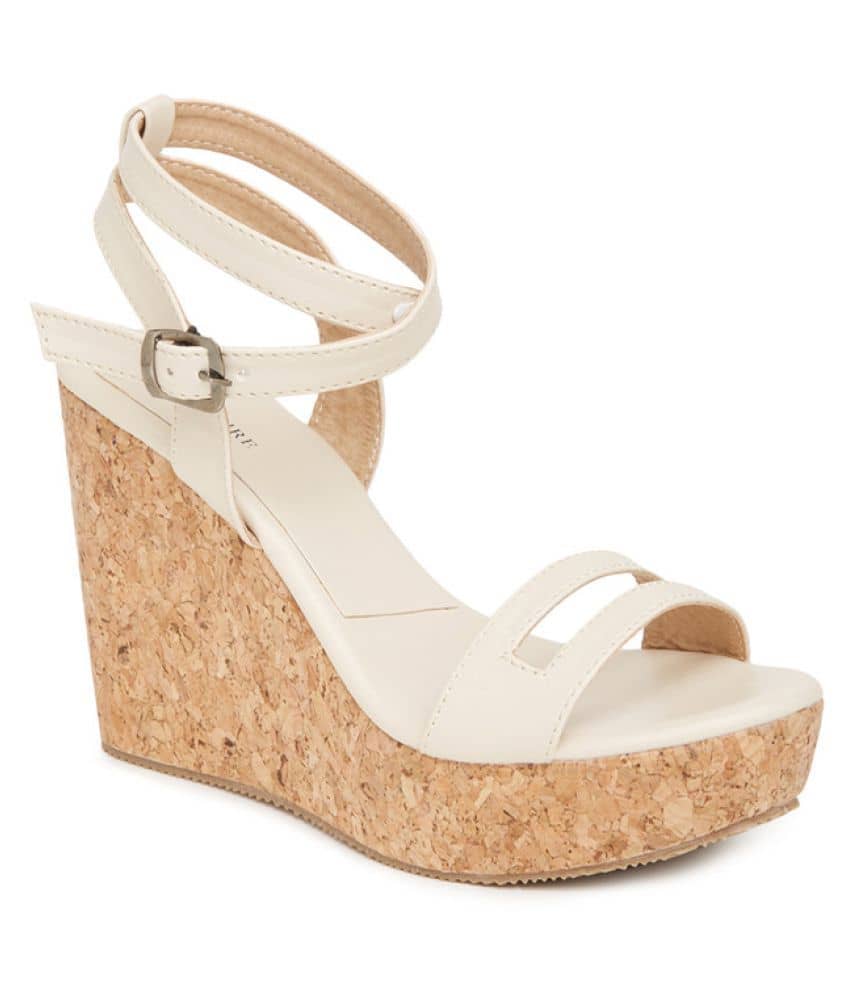 MARC LOIRE - White Women's Wedges Heels - Heels | Buy online on ZillyBuy