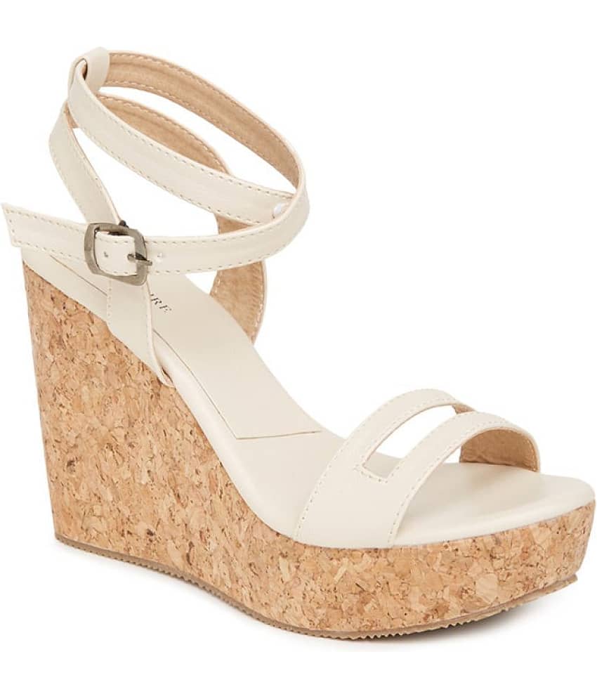 MARC LOIRE - White Women's Wedges Heels - Heels | Buy online on ZillyBuy