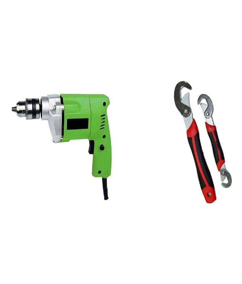 Shopper 52 Buy New 10mm Powerful Drill Machine With Snap N Grip Wrench Set - DRLSNPG