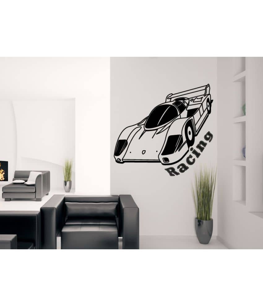 Decor Villa Racing Car Vinyl Wall Stickers