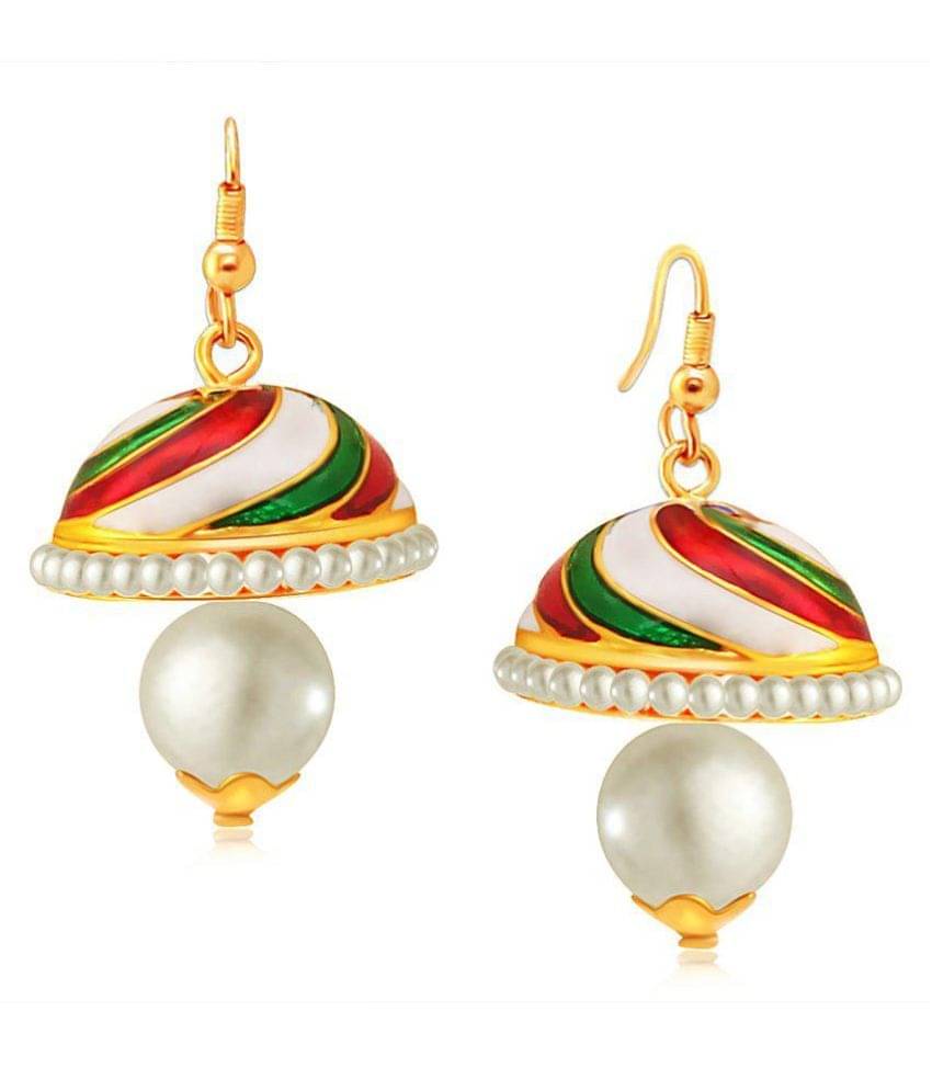     			Spargz Multicolour Jhumki Earring