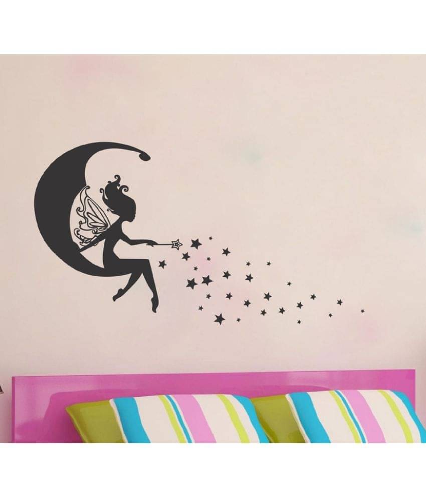    			Decor Villa Angel on the moon Vinyl Wall Stickers