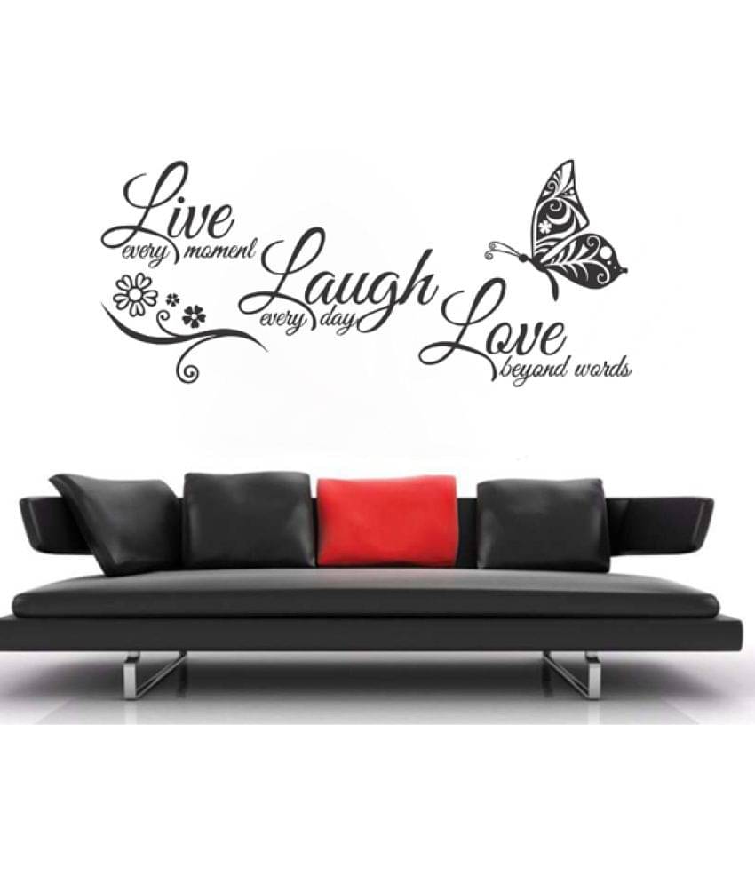     			Decor Villa Love Qoutation Vinyl Wall Stickers