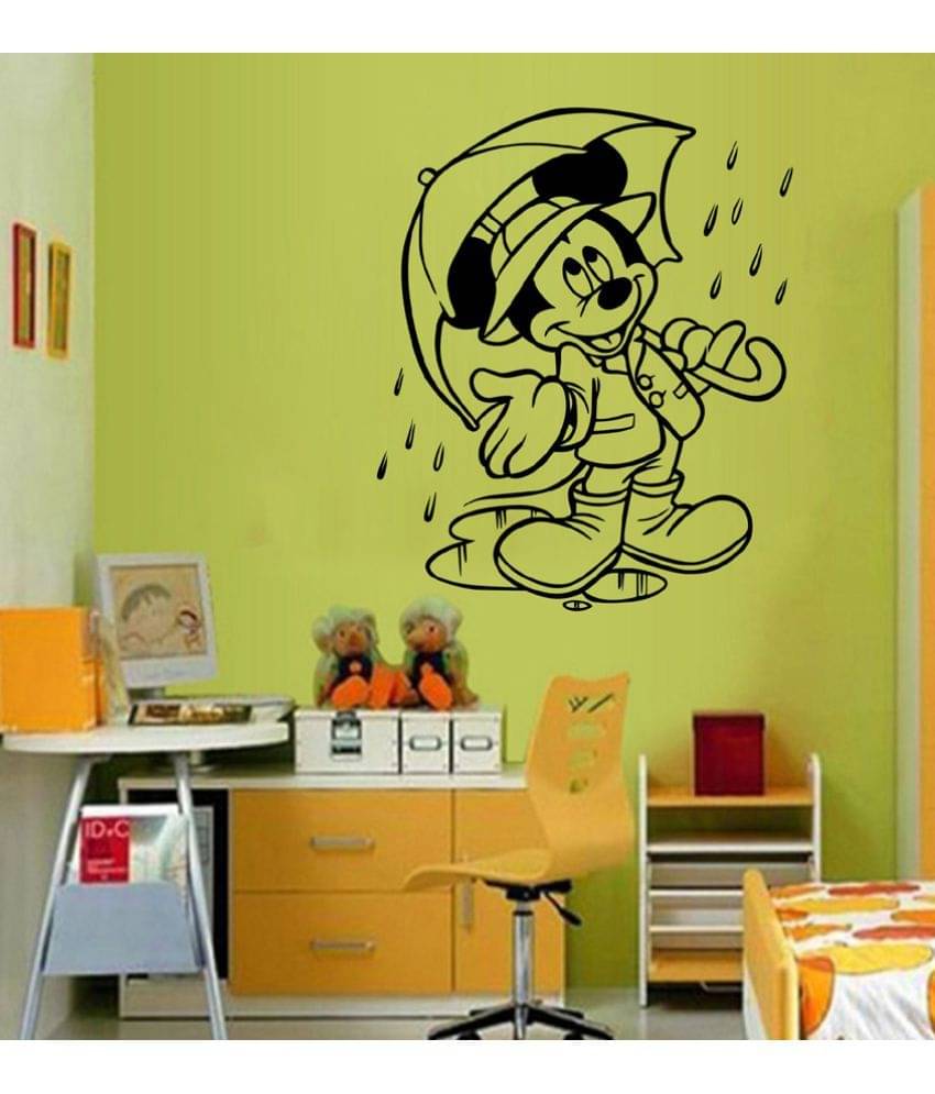     			Decor Villa Miky In Rain Vinyl Wall Stickers