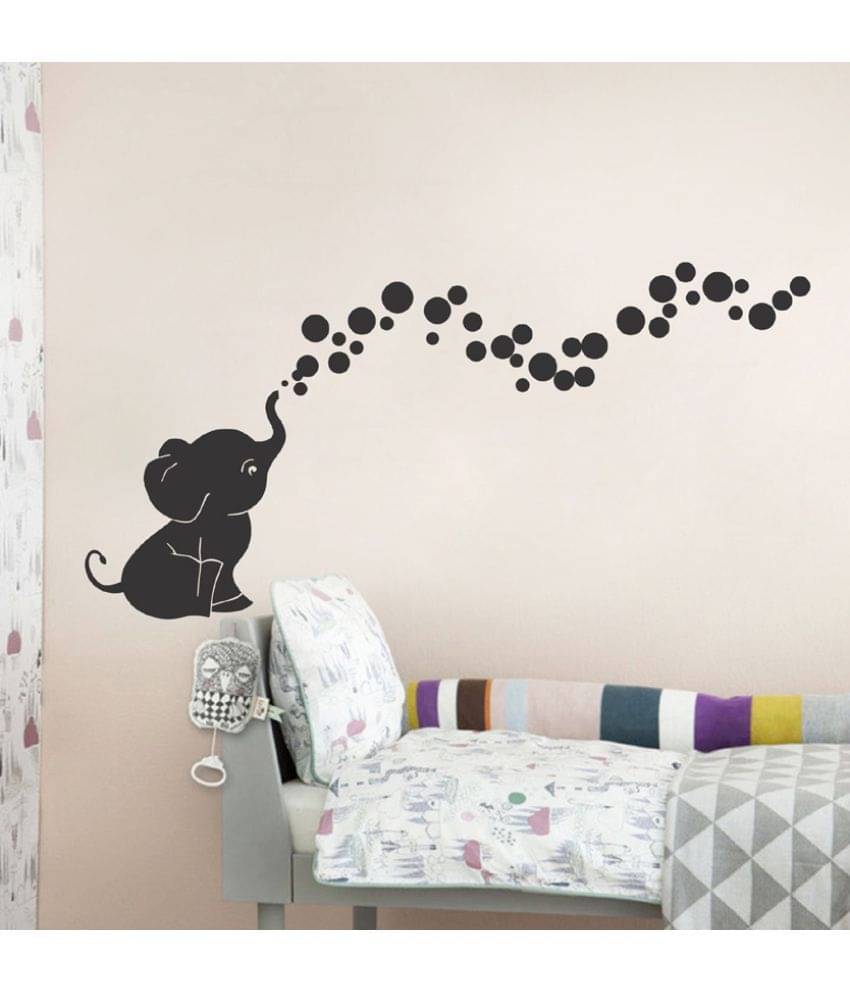     			Decor Villa elephent with circle Vinyl Wall Stickers