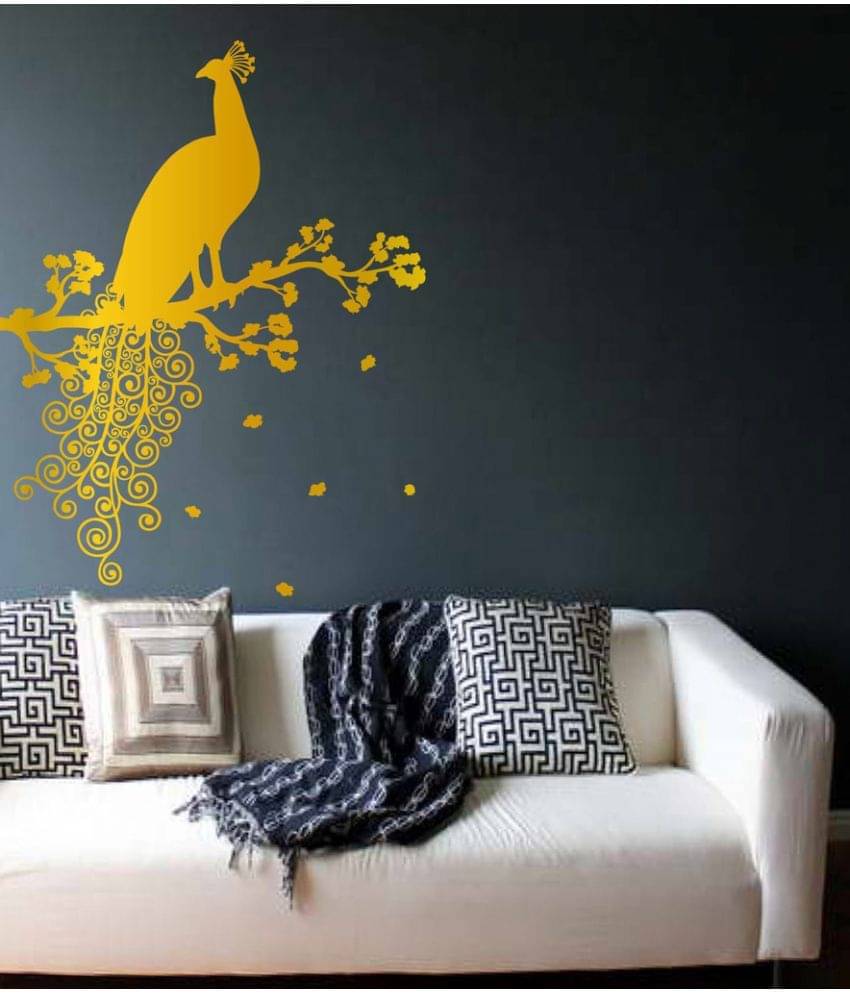     			Decor Villa 2 Peacocks Vinyl Wall Stickers