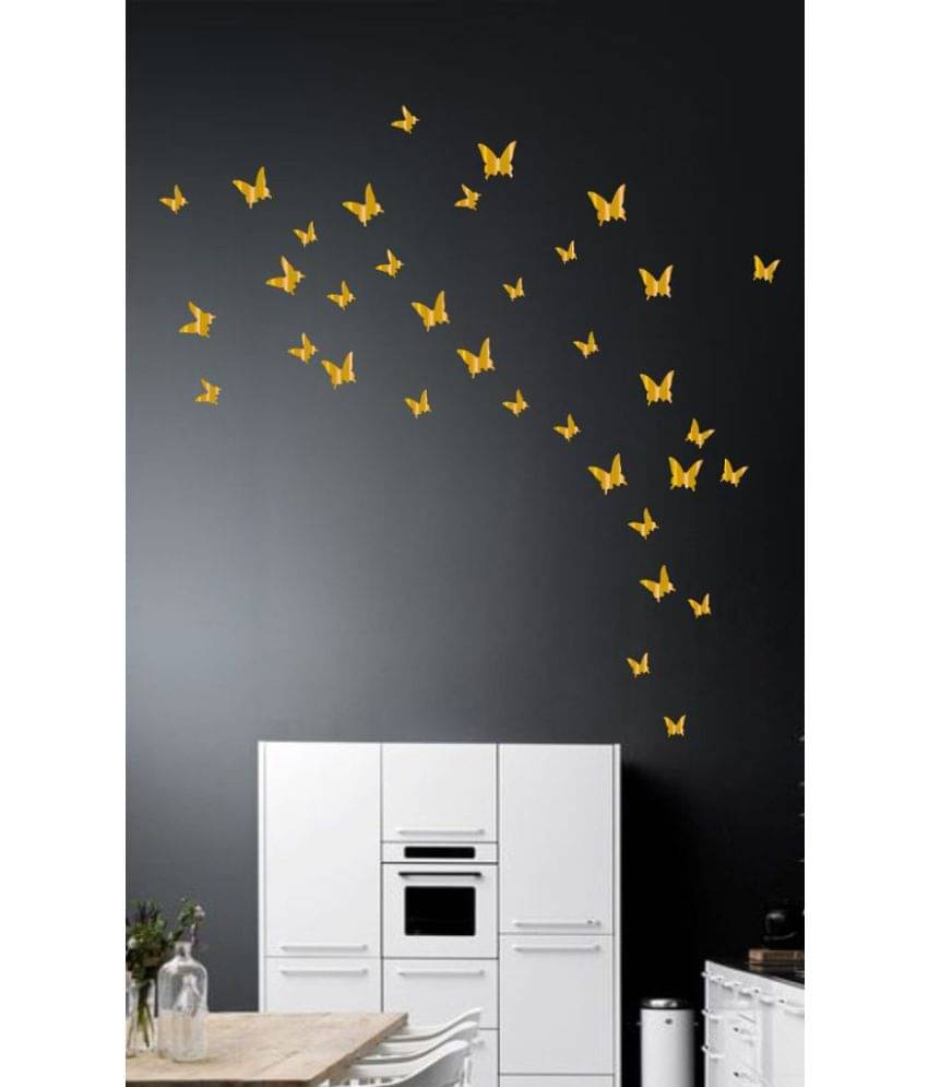     			Decor Villa 2 butterflys Vinyl Wall Stickers