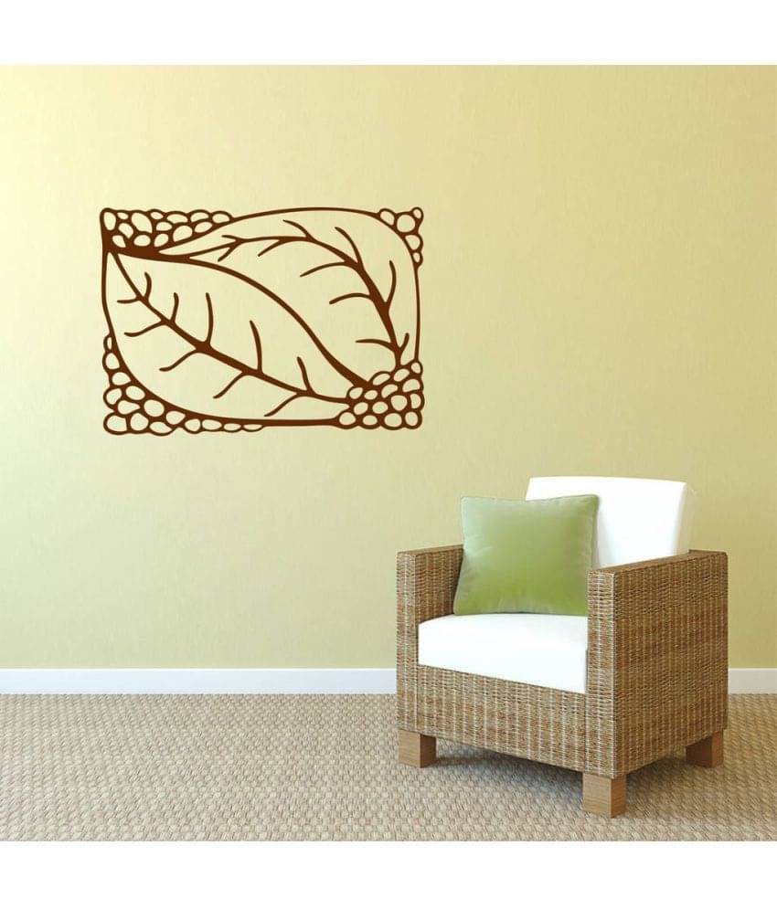     			Decor Villa Abstract Leaf Vinyl Wall Stickers