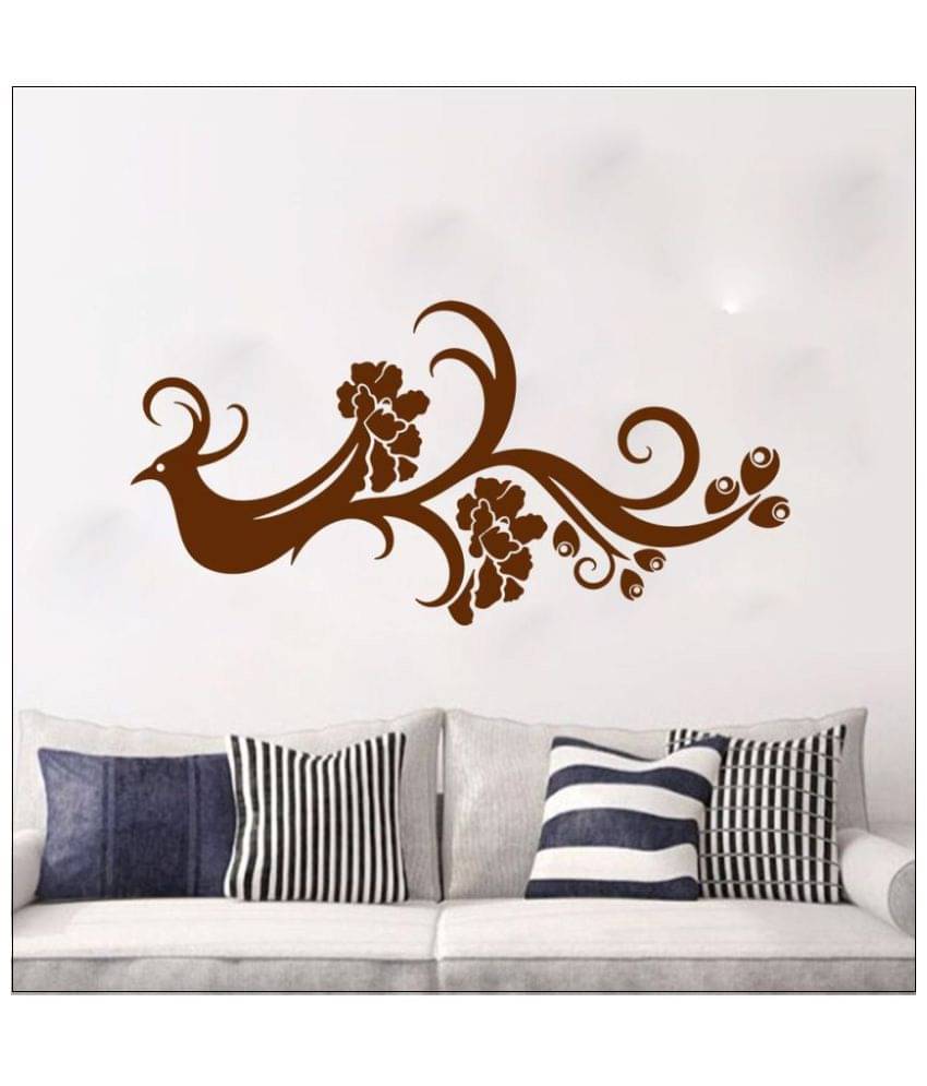     			Decor Villa Bird with flower 1 Vinyl Wall Stickers