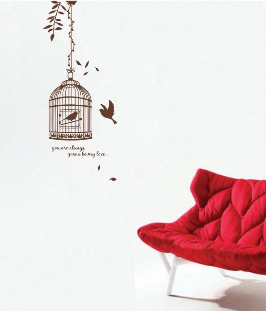     			Decor Villa Birds Cages Vinyl Wall Stickers