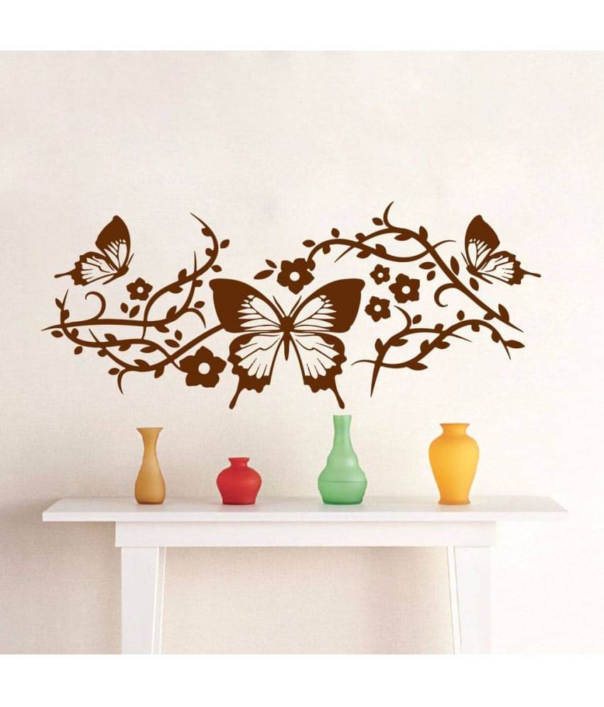     			Decor Villa Butterflay is on wall Vinyl Wall Stickers
