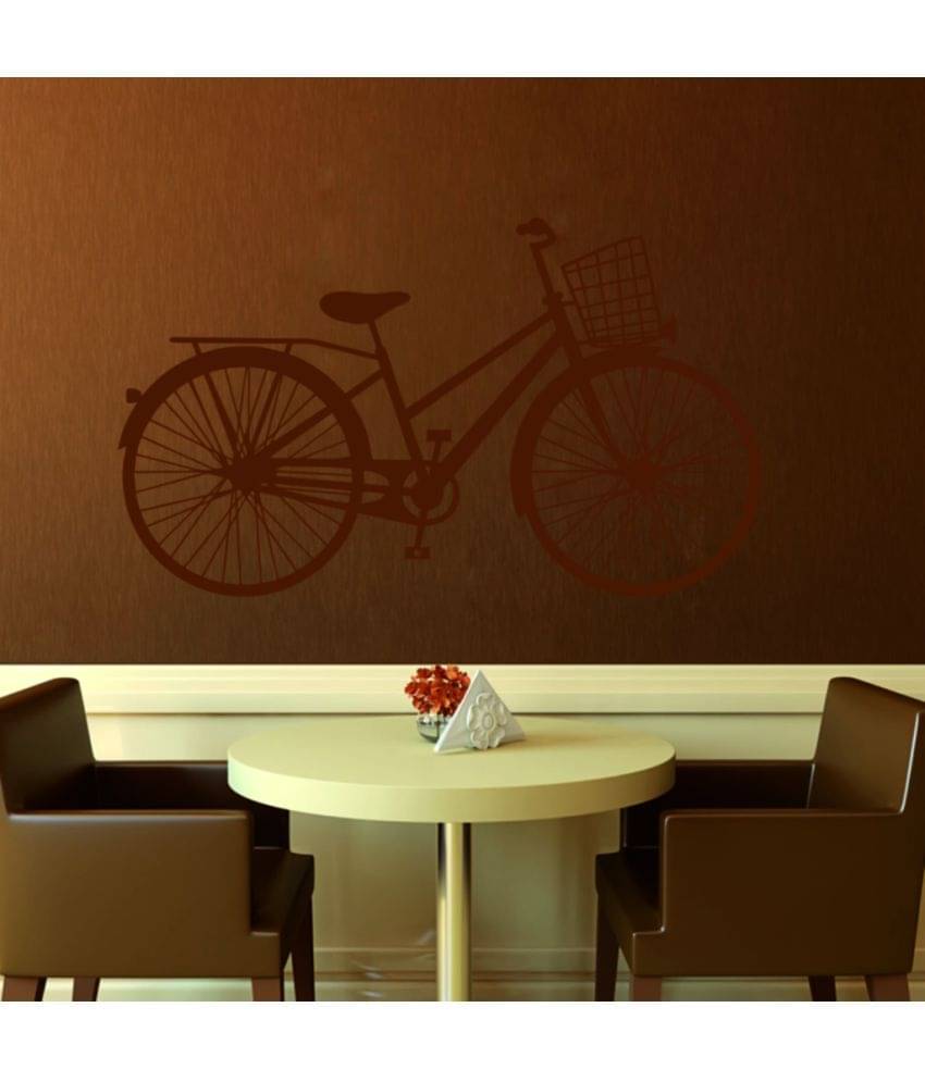     			Decor Villa Girl Cycle Vinyl Wall Stickers