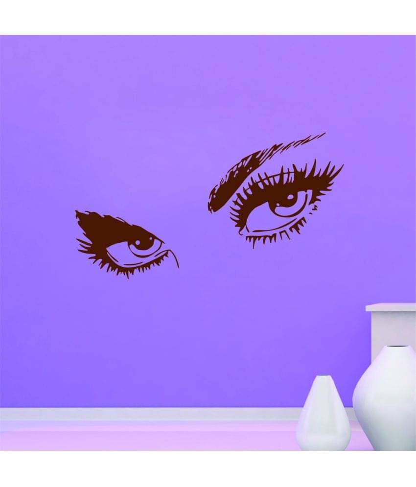     			Decor Villa Girl Eyes Vinyl Wall Stickers