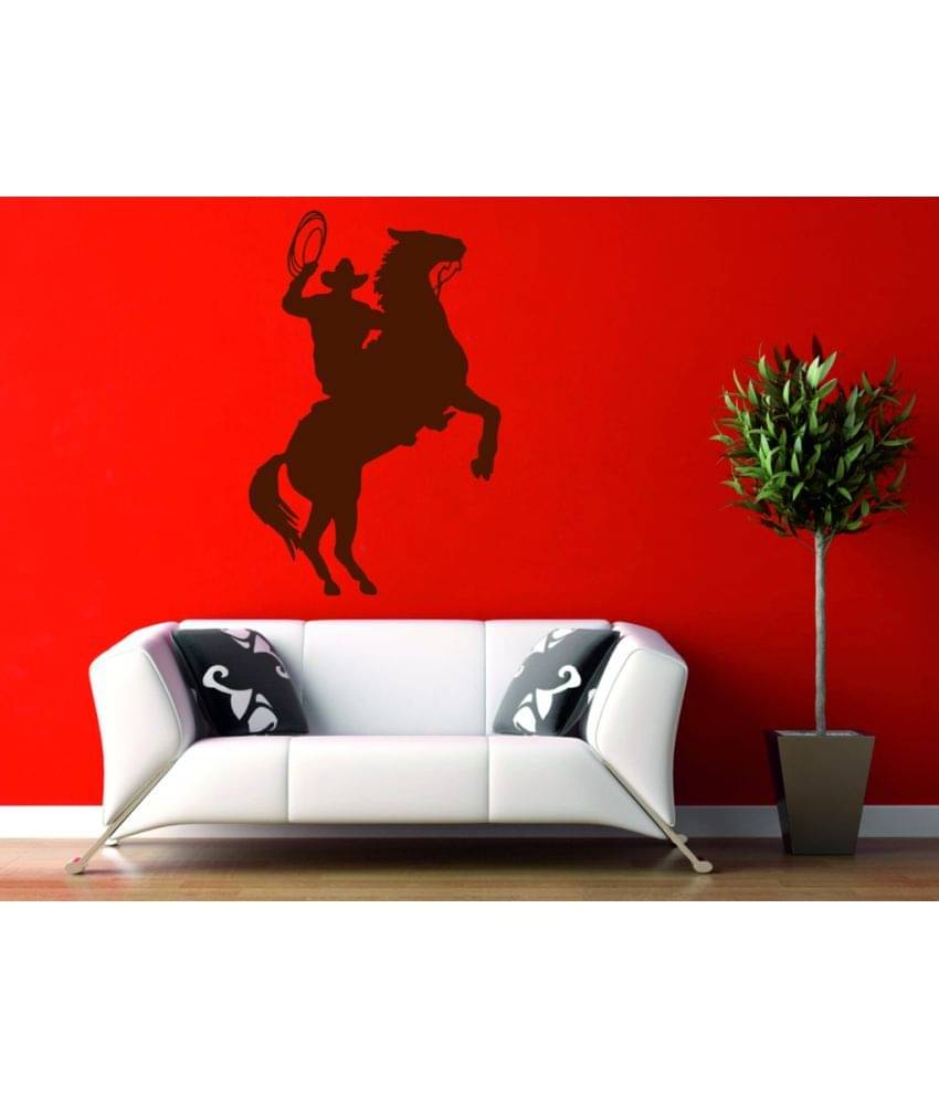     			Decor Villa Hours Rider With Cap Vinyl Wall Stickers