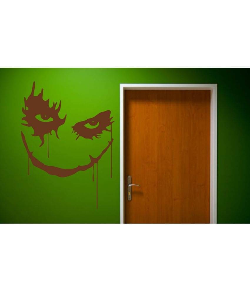     			Decor Villa Jocker Face Vinyl Wall Stickers