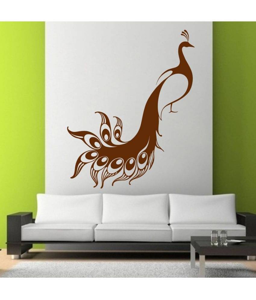     			Decor Villa Peacock Vinyl Wall Stickers