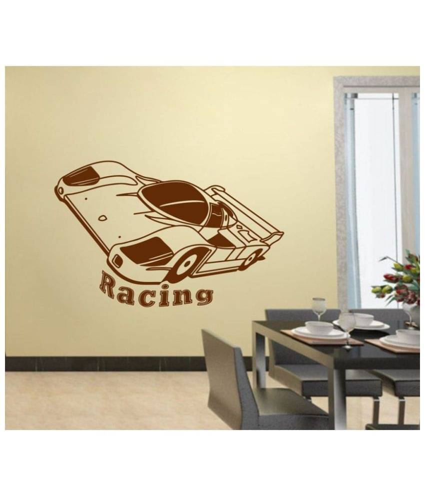     			Decor Villa Racing car 1 Vinyl Wall Stickers