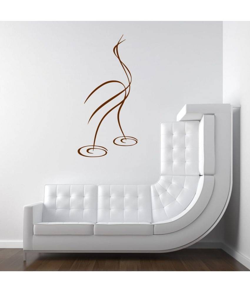     			Decor Villa Watar Bird Line Art Vinyl Wall Stickers