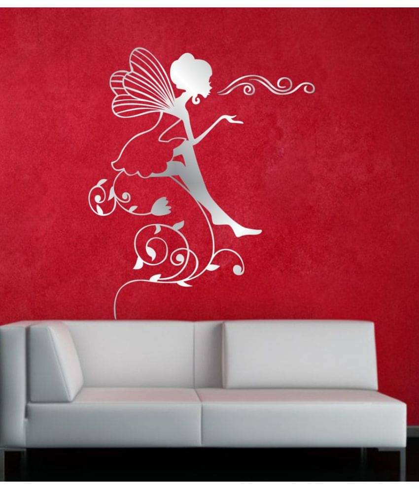     			Decor Villa leady flowers Vinyl Wall Stickers