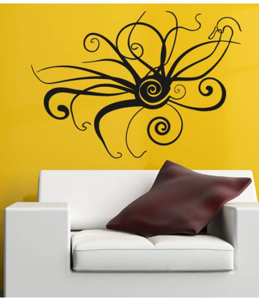     			Decor Villa Flower big Vinyl Wall Stickers