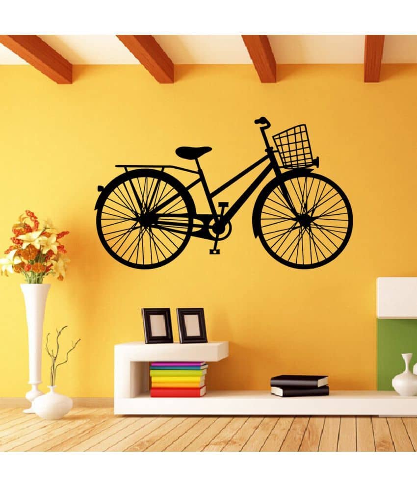Decor Villa Girl cycle Vinyl Wall Stickers